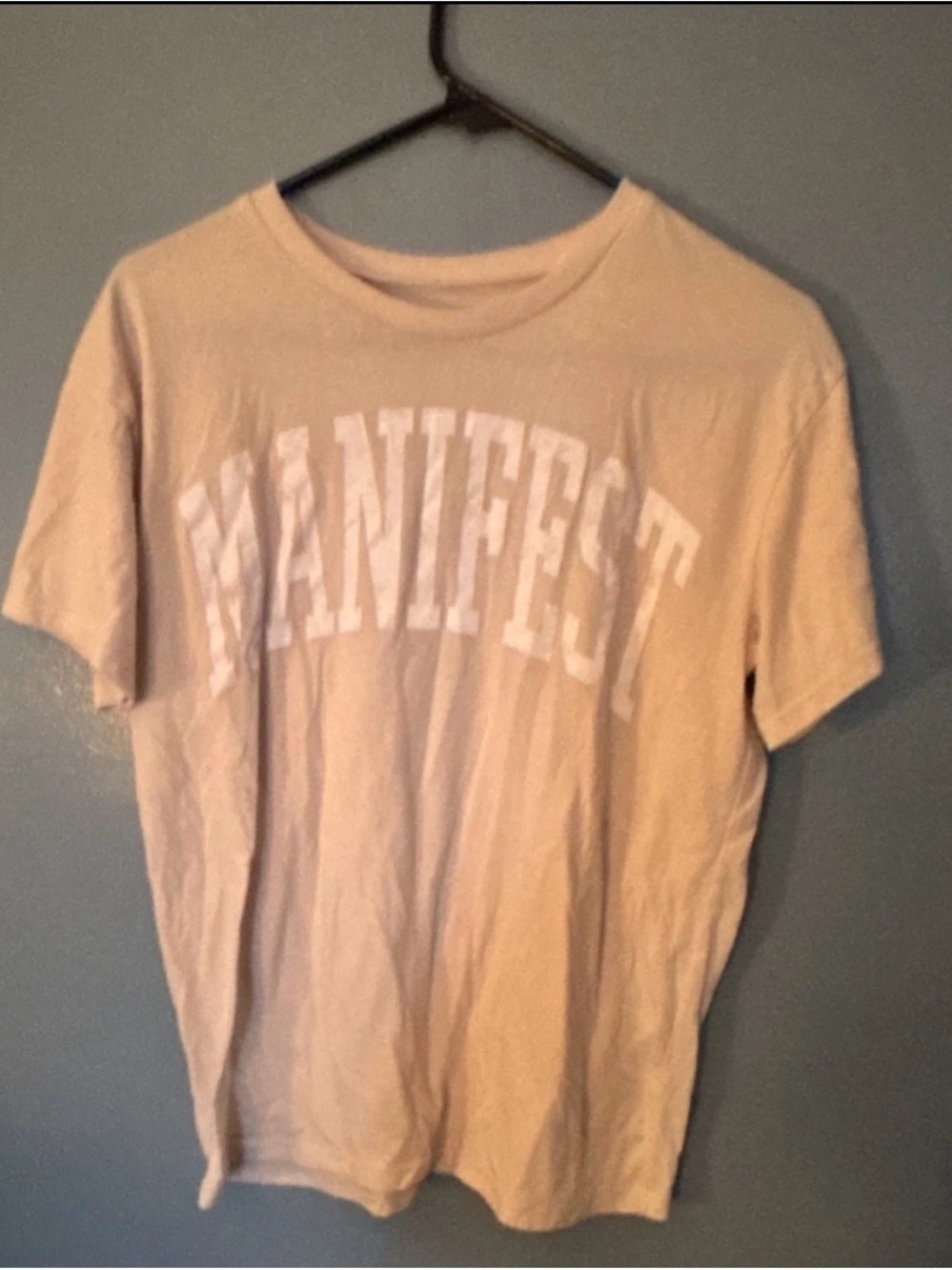 Grayson Threads Beige 'MANIFEST' Short-Sleeve Tee